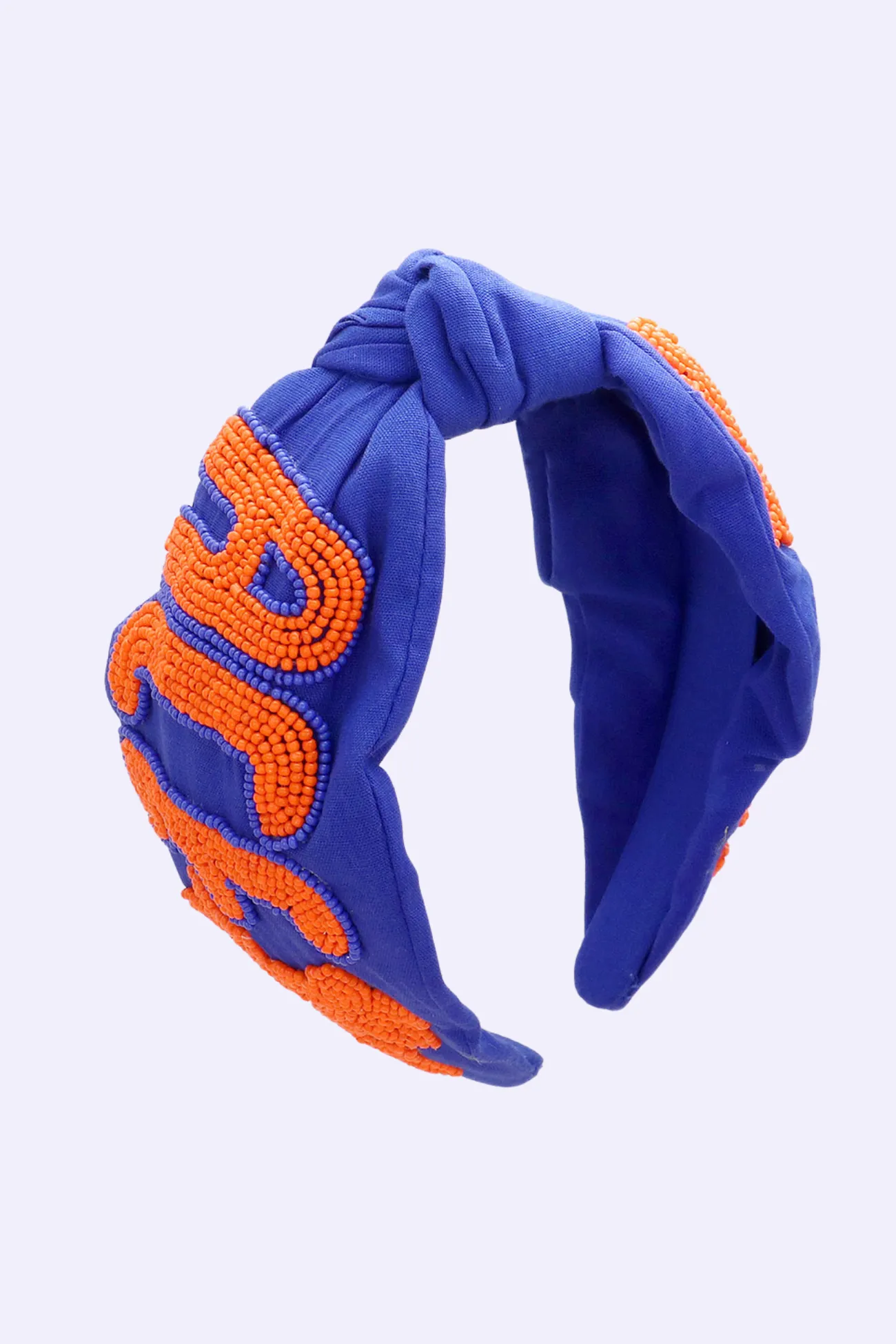 Game Day Beaded ACE Star Knot Burnout Headband