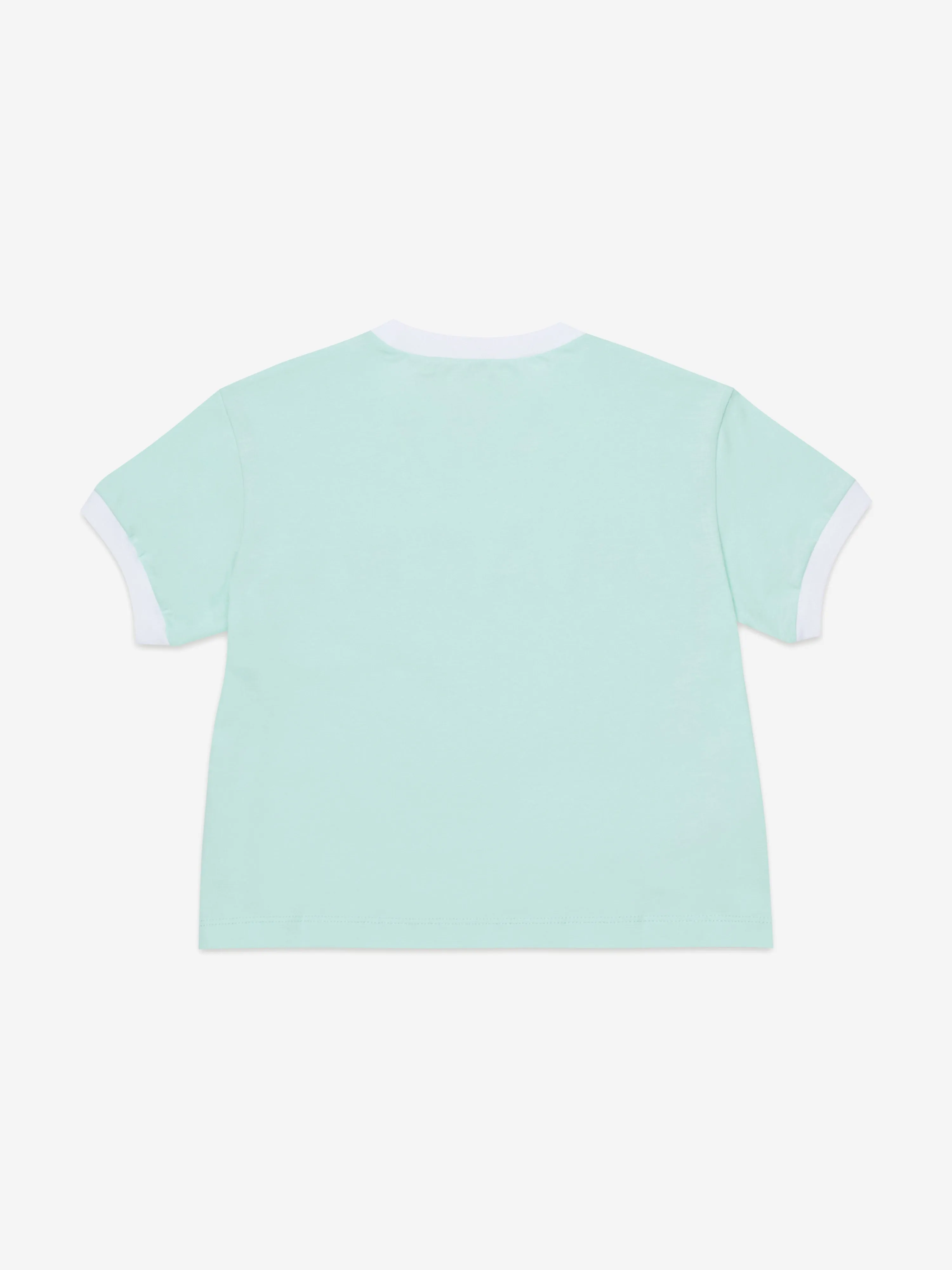 Girls Floral Logo T-Shirt in Green