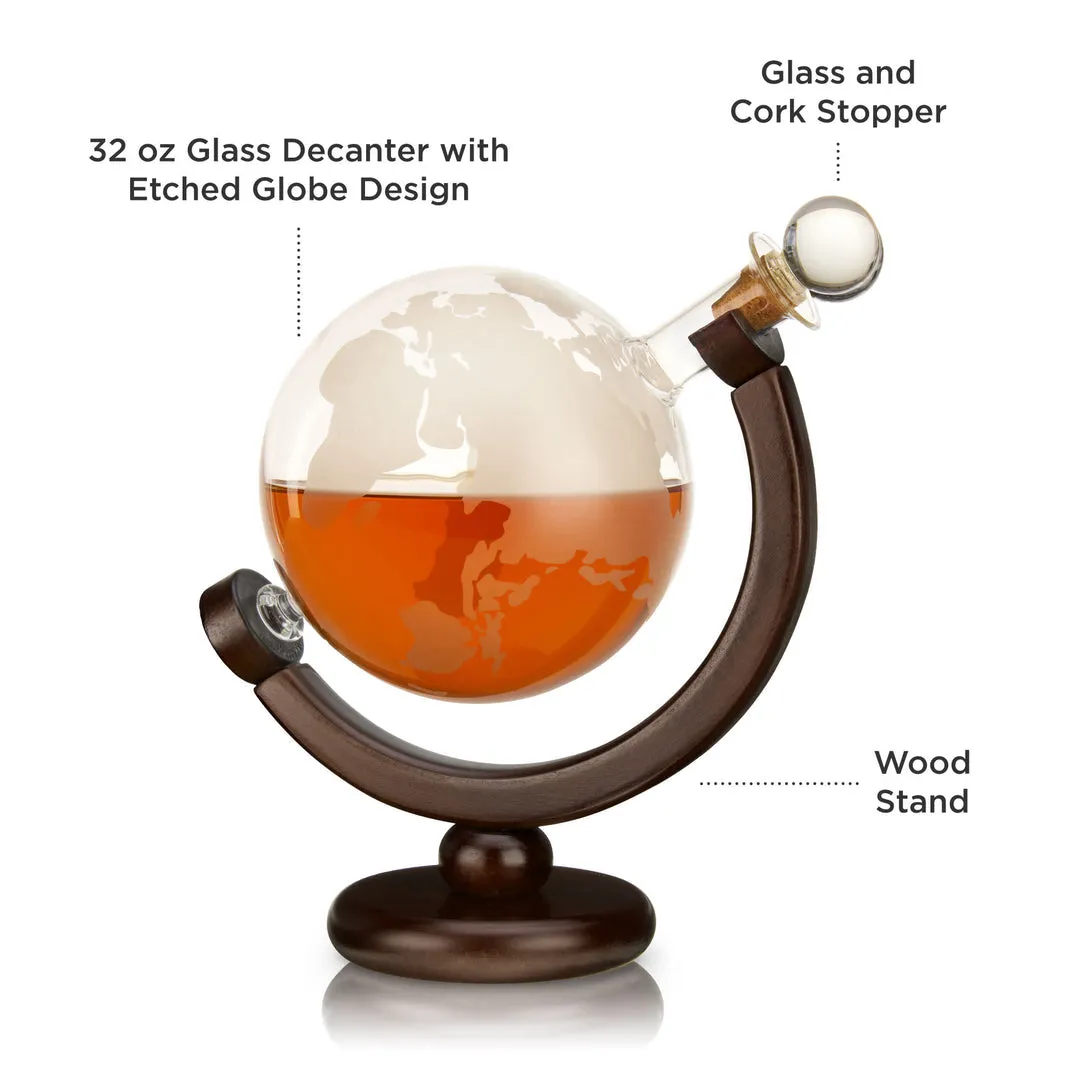 GLOBE LIQUOR DECANTER