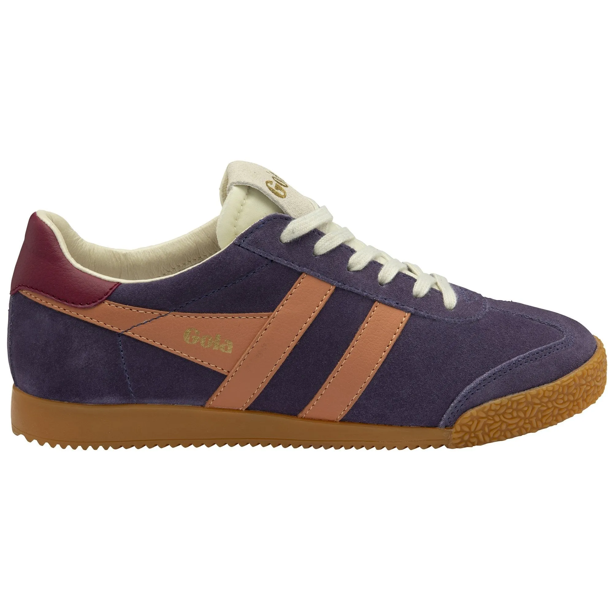 Gola Women's Elan Classic Sneakers - Plum/Terracotta/Cerise