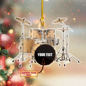 Gold Drum - Shaped Ornament 14