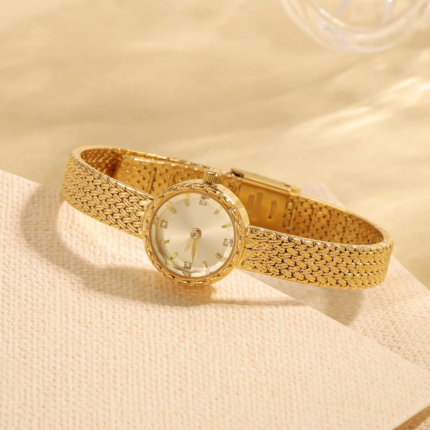 Golden Whisper Vintage Womens Watch