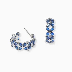 Good Feelings Royal Blue Hoop Earrings
