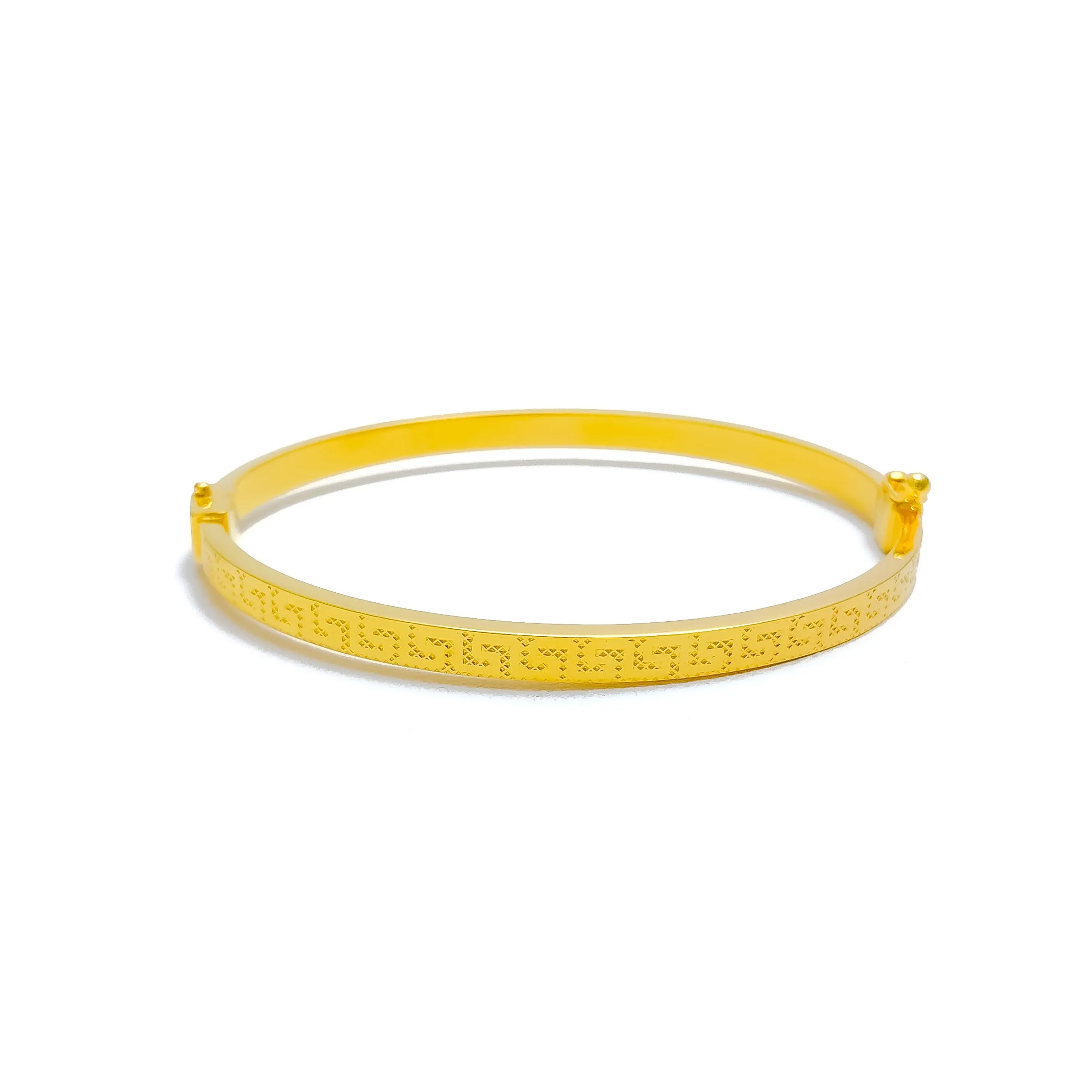 Gorgeous Contemporary 21k Gold Bangle Bracelet