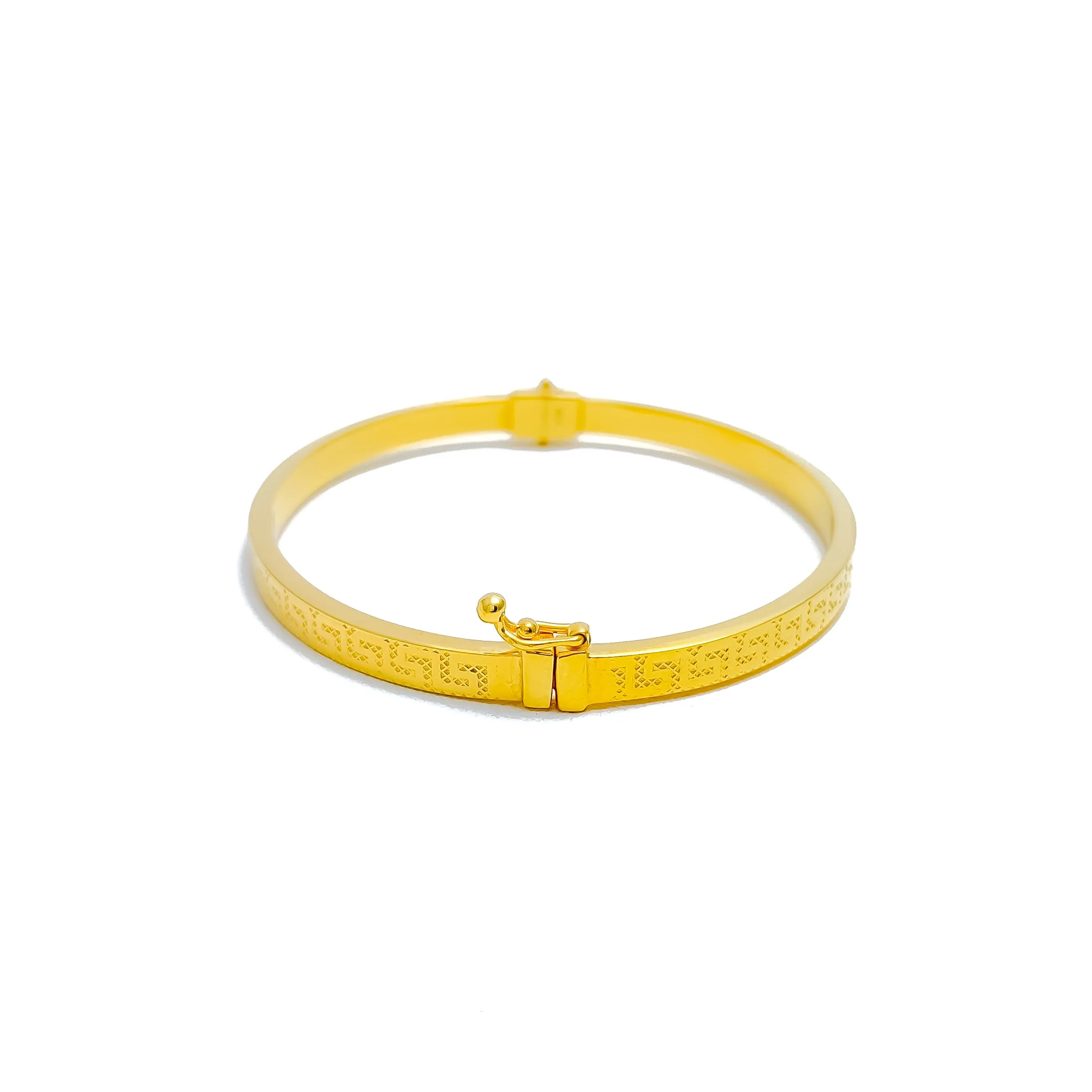 Gorgeous Contemporary 21k Gold Bangle Bracelet