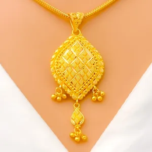 Gorgeous Ethereal 22k Gold Pendant