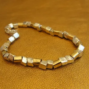 Hadar Designers Bracelet 14k Yellow Gold Fil Sterling Silver Handmade (I b036)
