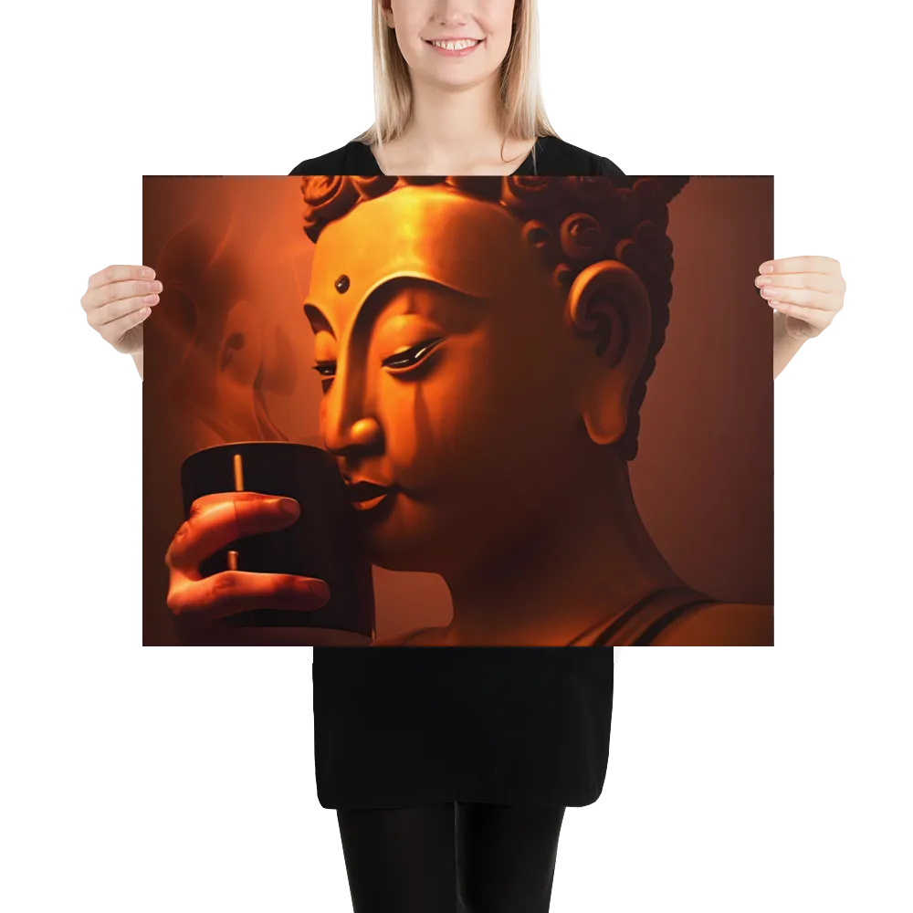 Harmony and Tranquility with our Coffee Shop Poster | Thick Matte Paper Artwork