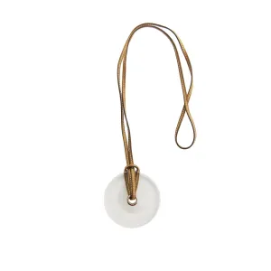 Hermes Exquisite Saint Louis Crystal Leather Petit H Pendant World Exclusive