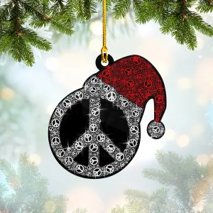 Hippie - Christmas - Shaped Ornament 03