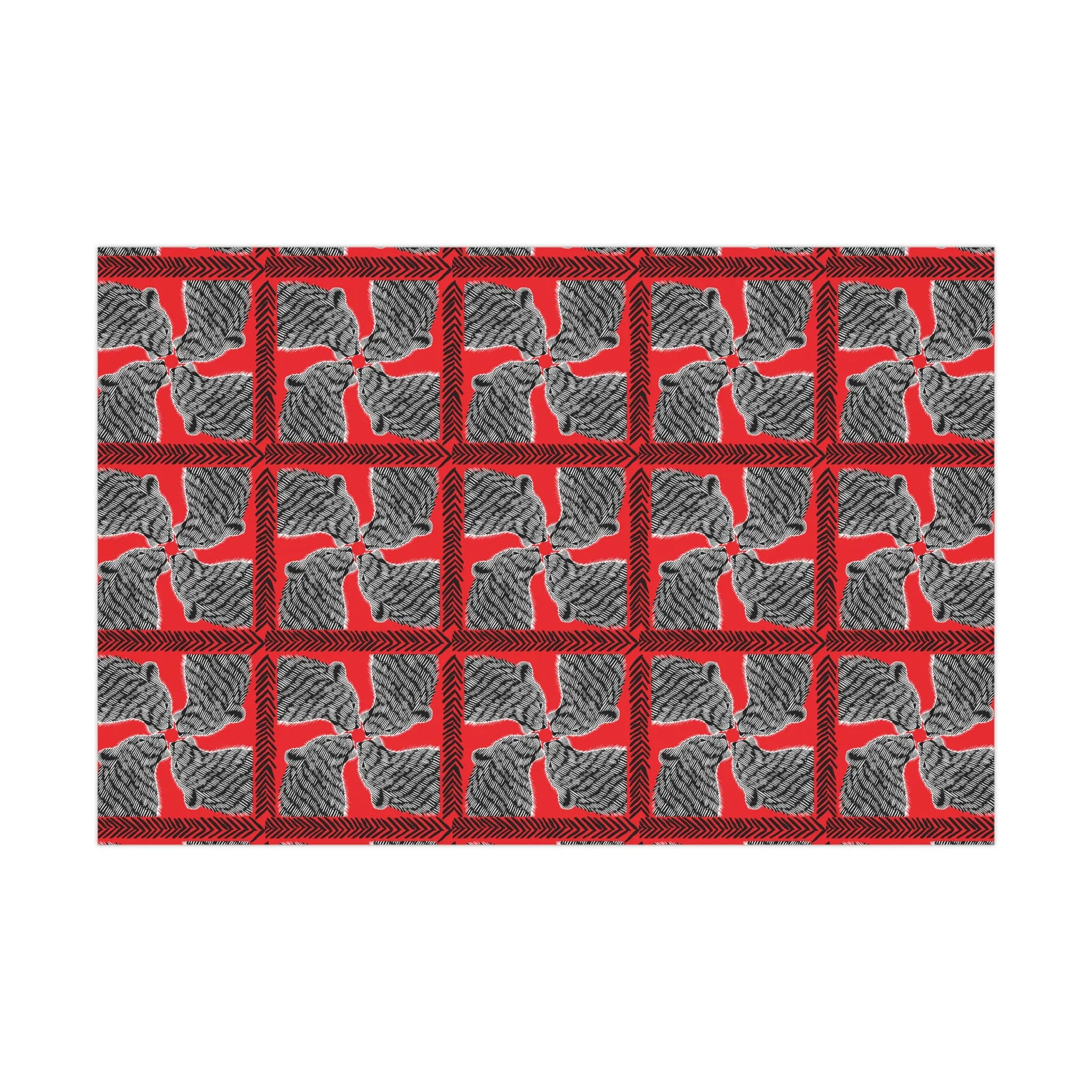 HoN's Big Cats Gift Wrap Paper