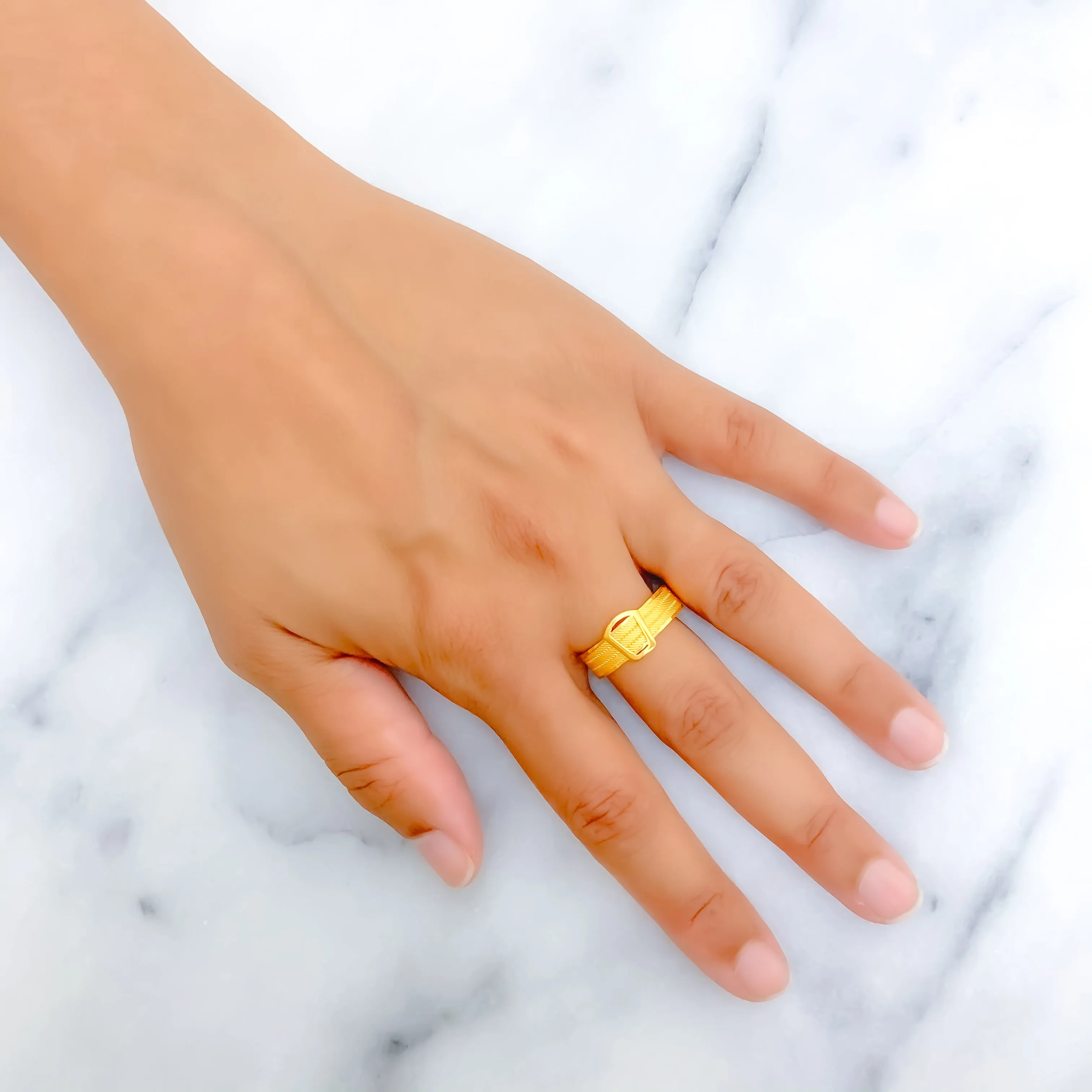 Iconic Artistic 22k Gold Ring