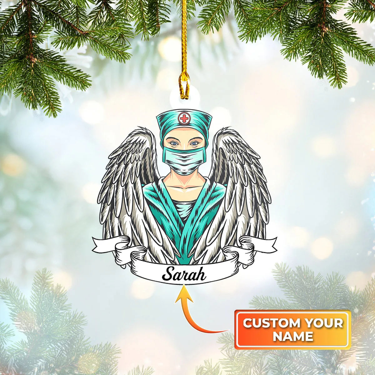 I'm A Nurse - Personal Name Ornament