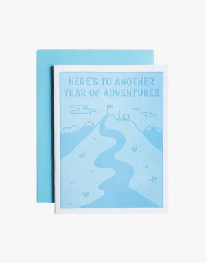 Ink Paper Crafts Another Year of Adventures Birthday Greeting Card