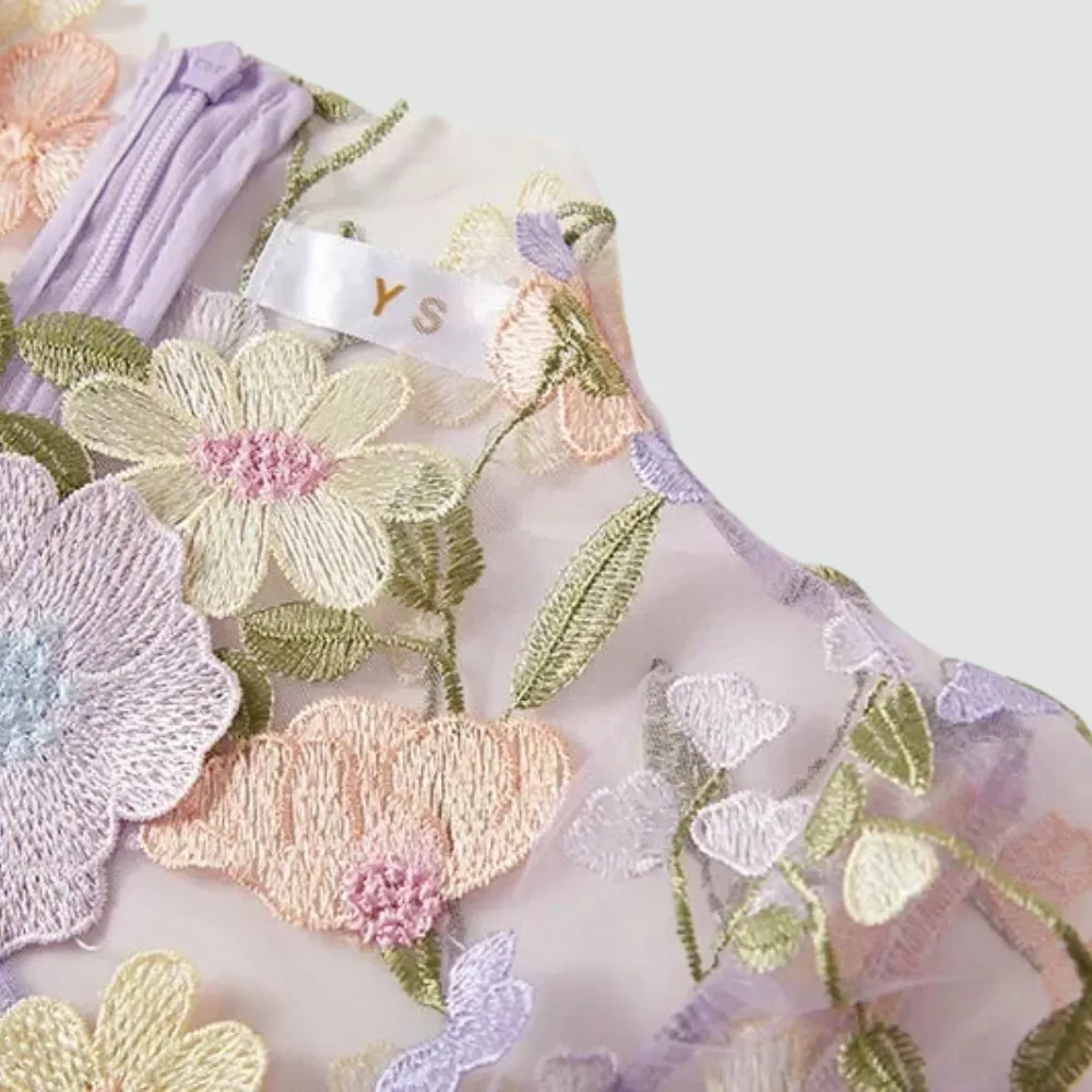 Jessica -  Floral Finesse Dress