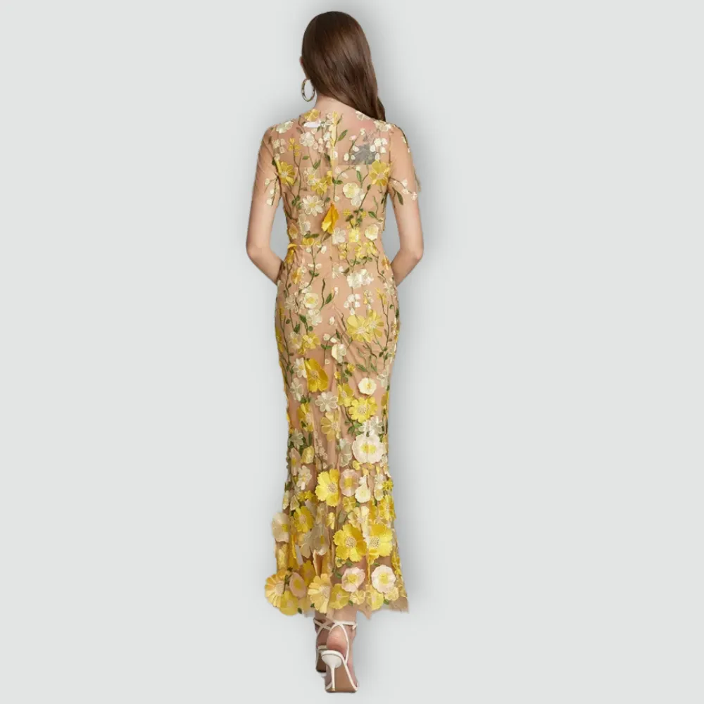 Jessica -  Floral Finesse Dress
