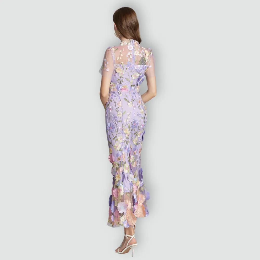 Jessica -  Floral Finesse Dress