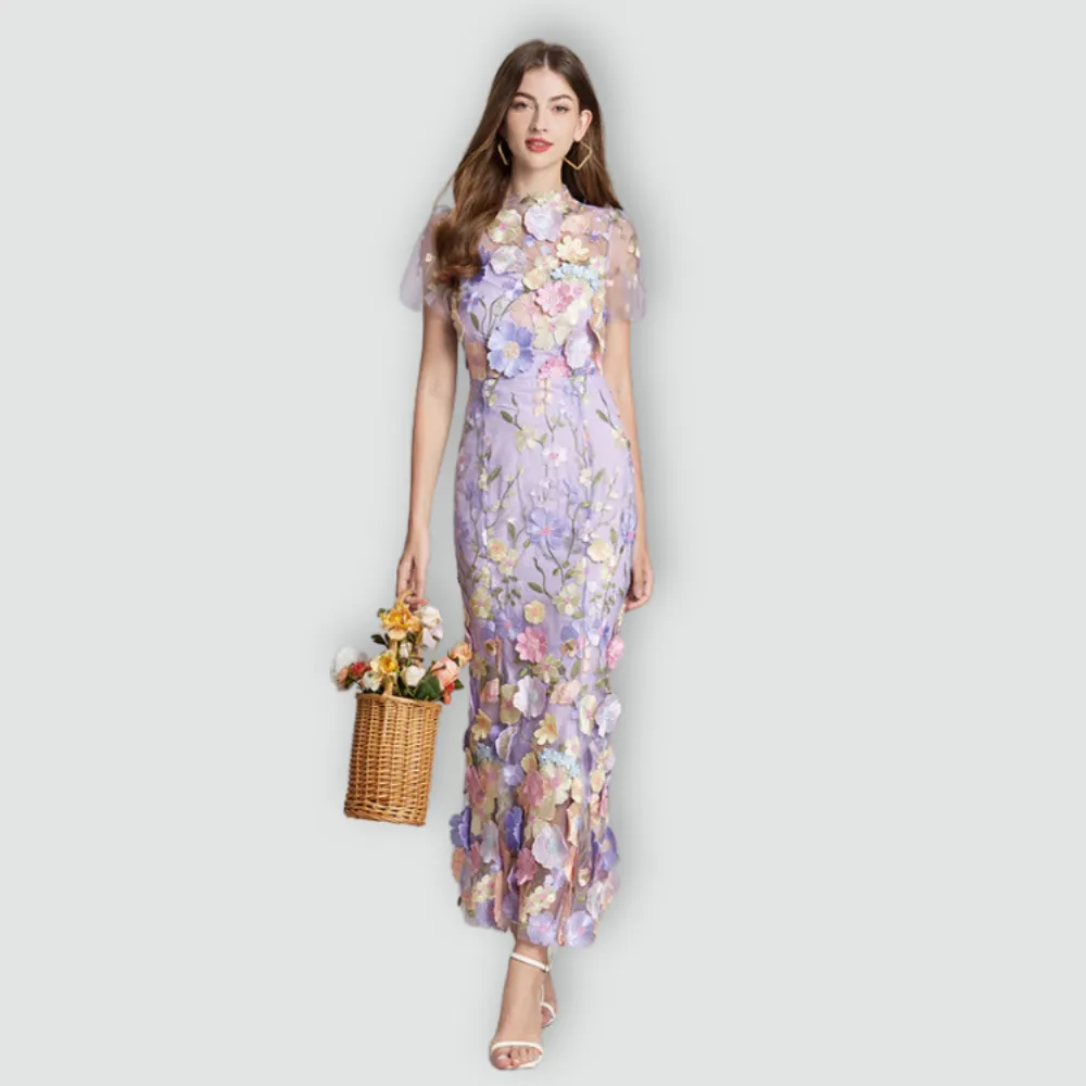 Jessica -  Floral Finesse Dress