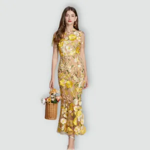 Jessica -  Floral Finesse Dress