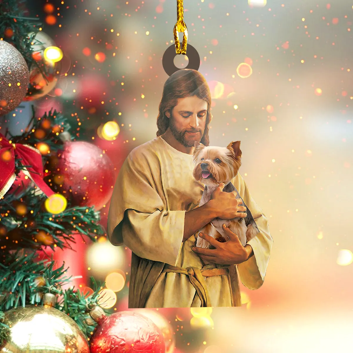 Jesus And Yorkshire - Shaped Ornament