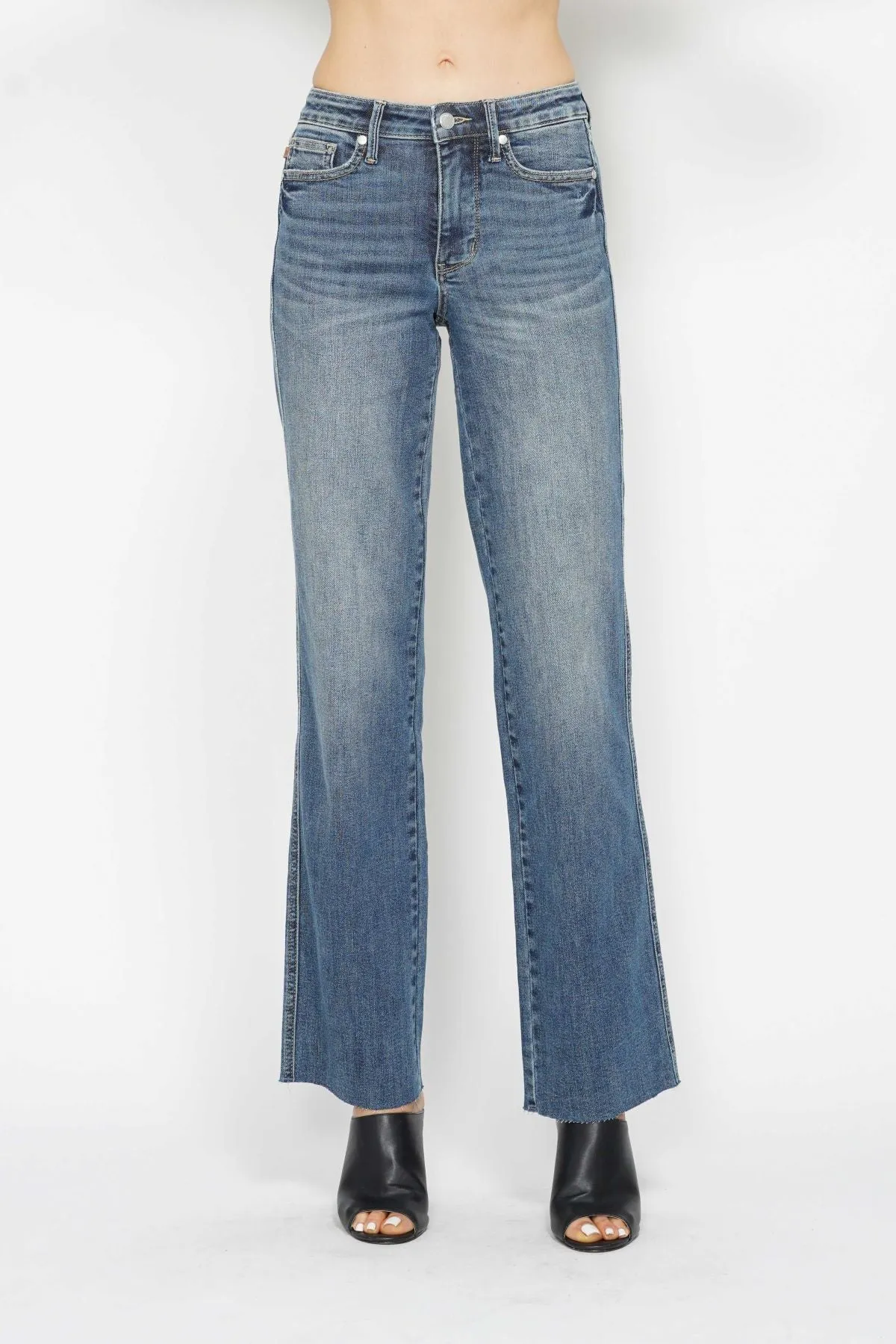 Judy Blue Tummy Control Vintage Straight Leg Jeans