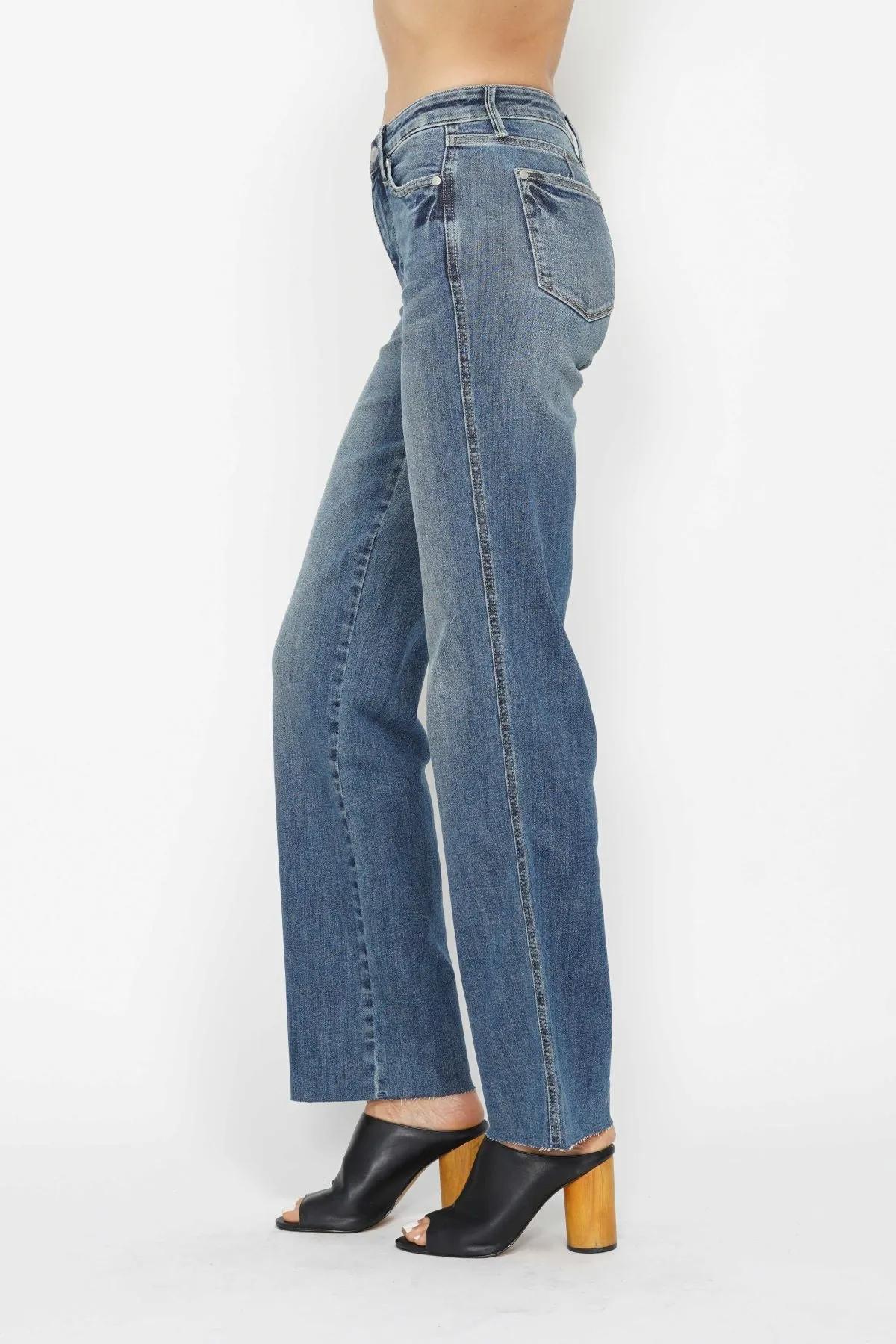 Judy Blue Tummy Control Vintage Straight Leg Jeans