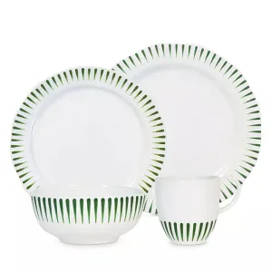 Juliska - Sitio Stripe 4pc Place Setting - Basil