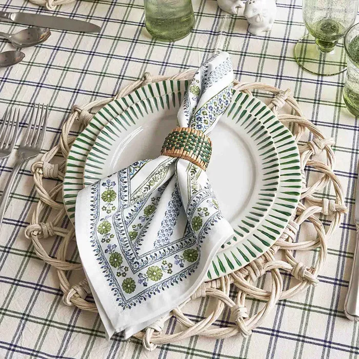 Juliska - Sitio Stripe 4pc Place Setting - Basil