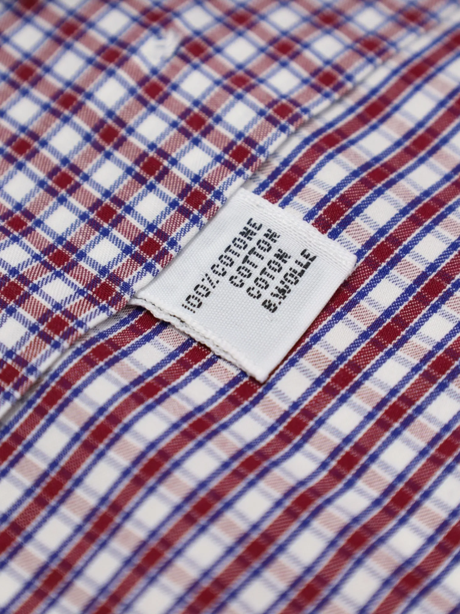Kiton Red Geomteric Cotton Shirt