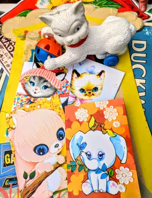 Kitschy retro animals