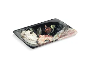 KOHLER K-30334-DM1 Dutchmaster Blush Floral Carillon 21-1/4" rectangular drop-in bathroom sink, no overflow