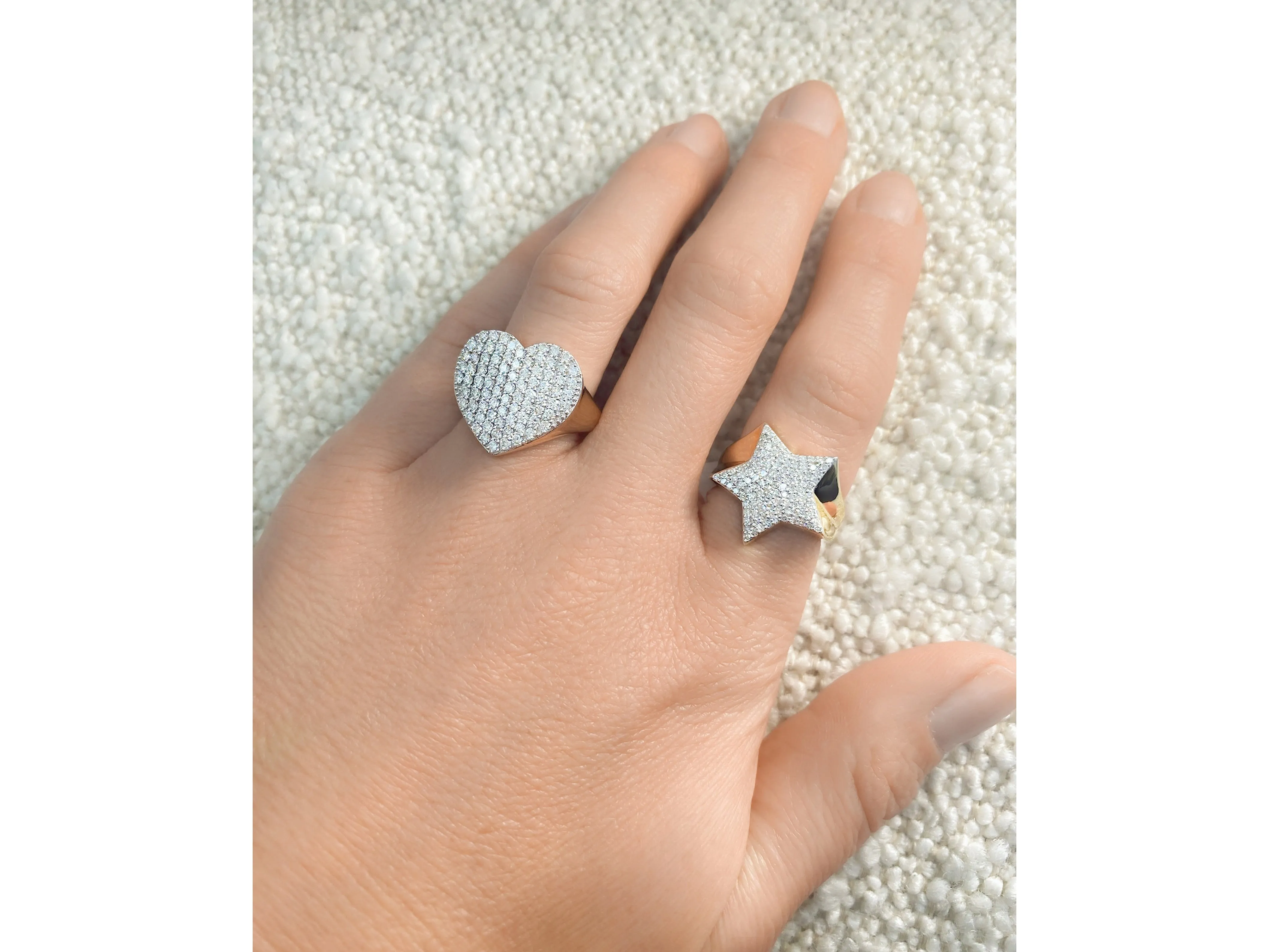 Large Star Infinity Ring