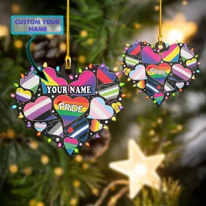 Lgbt Pride - Custom Shaped Ornament