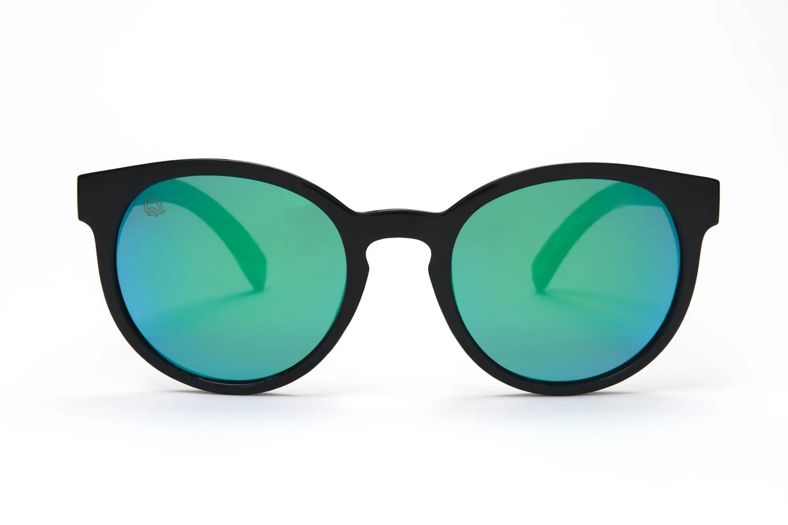 Luma Tidepool Recycled Sunglasses - Black/Green