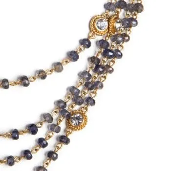 Magdalena - 6mm Semi-Precious Lolite Beads