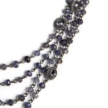 Magdalena - 6mm Semi-Precious Lolite Beads