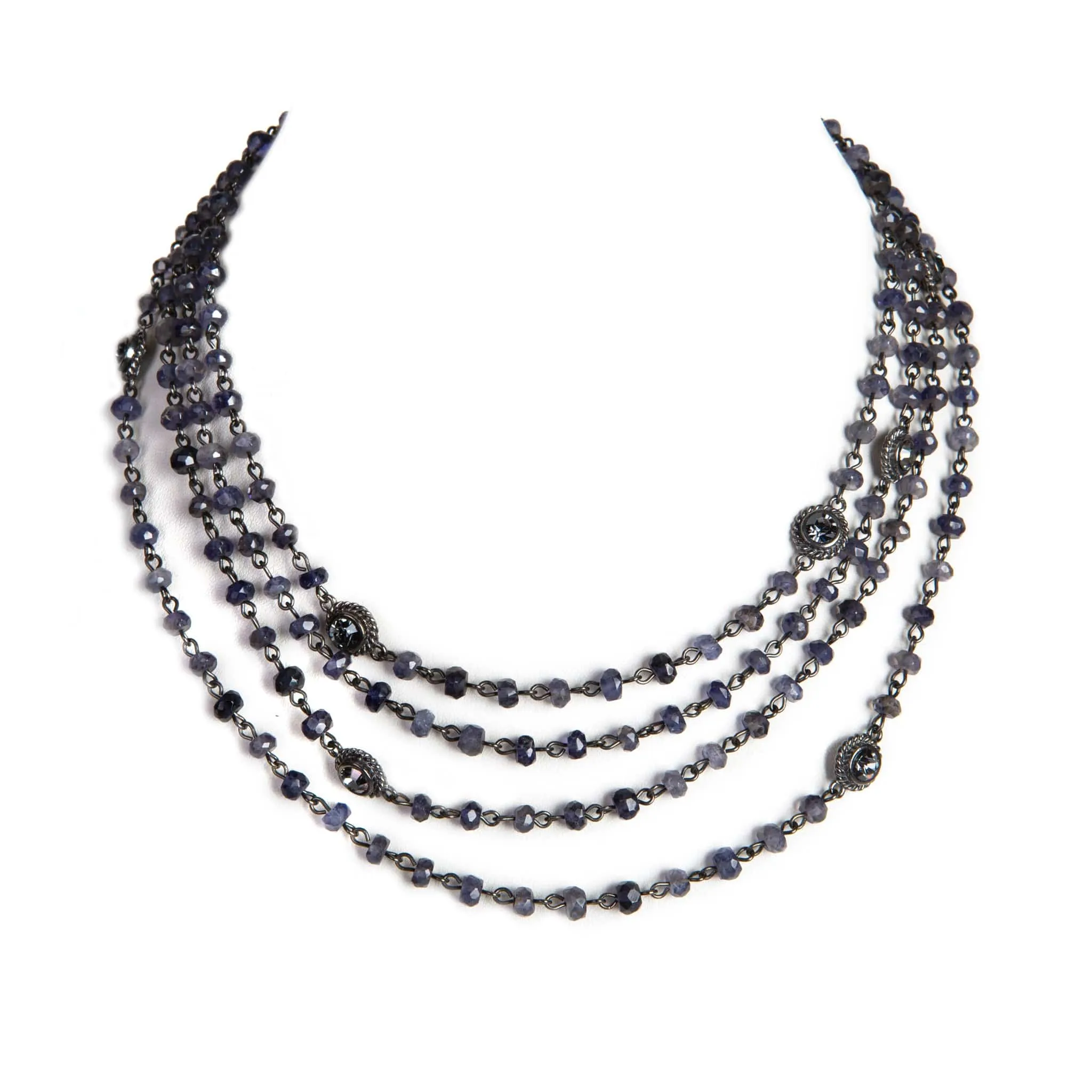 Magdalena - 6mm Semi-Precious Lolite Beads