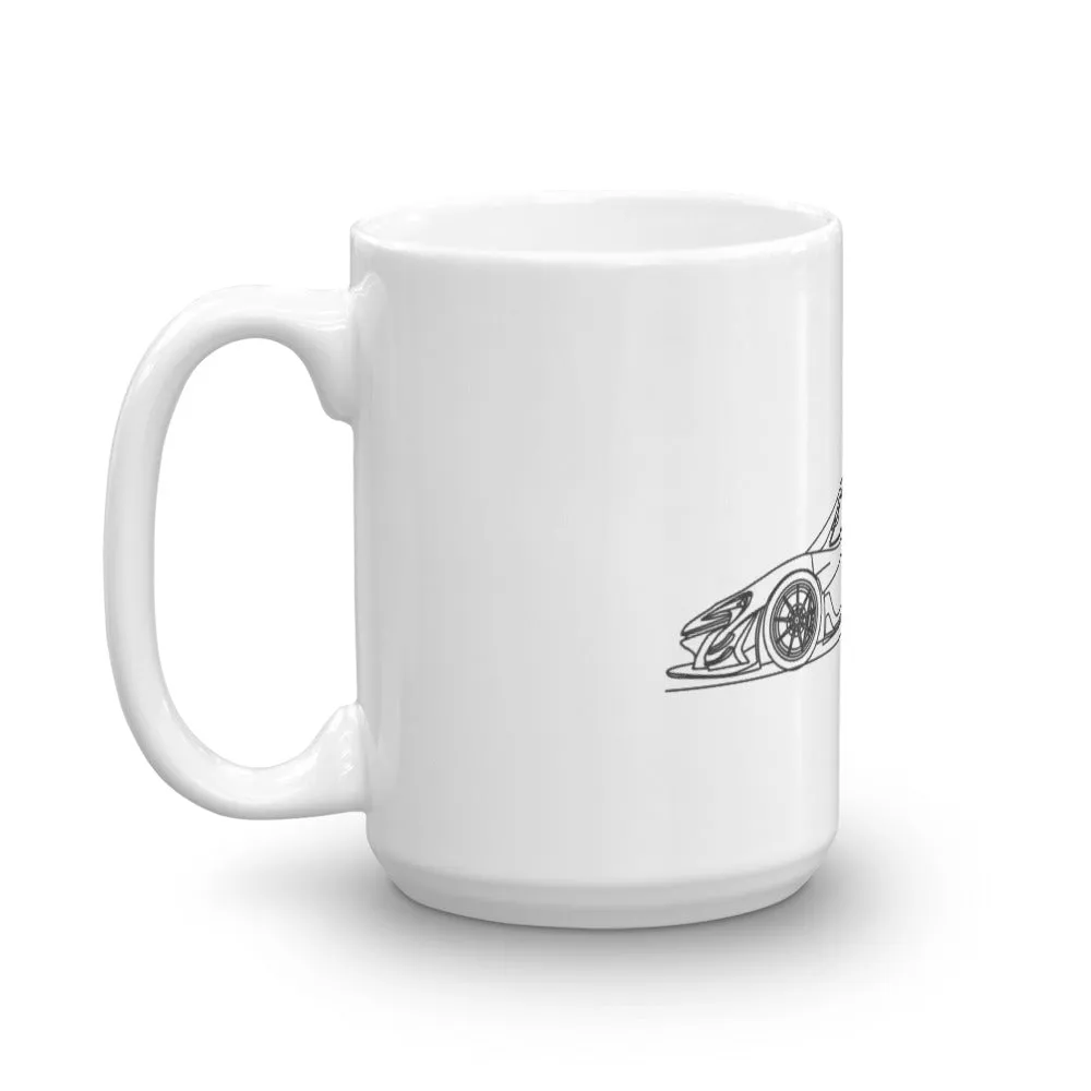McLaren P1 GTR Silhouette Mug