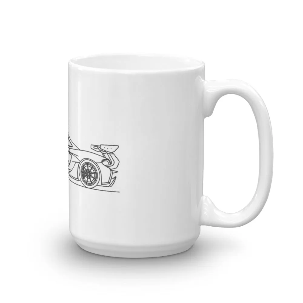McLaren P1 GTR Silhouette Mug