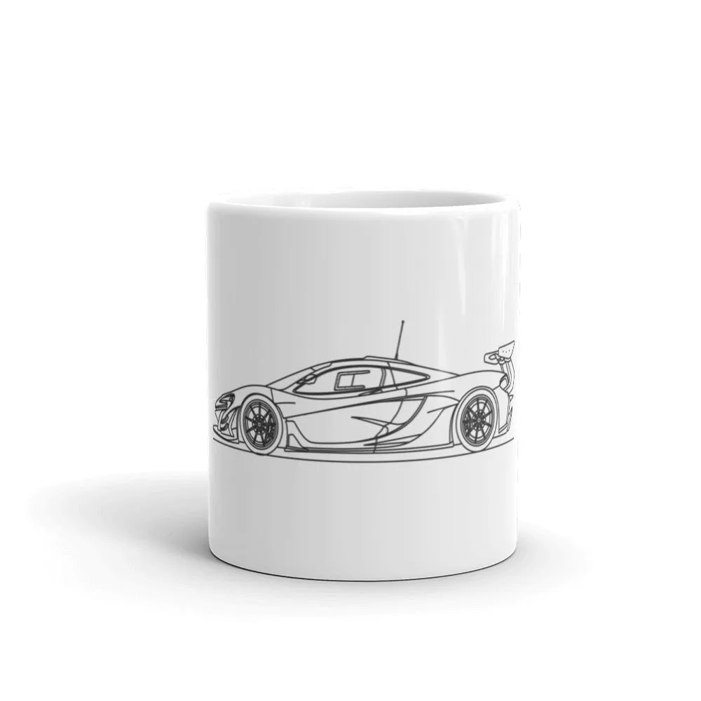 McLaren P1 GTR Silhouette Mug