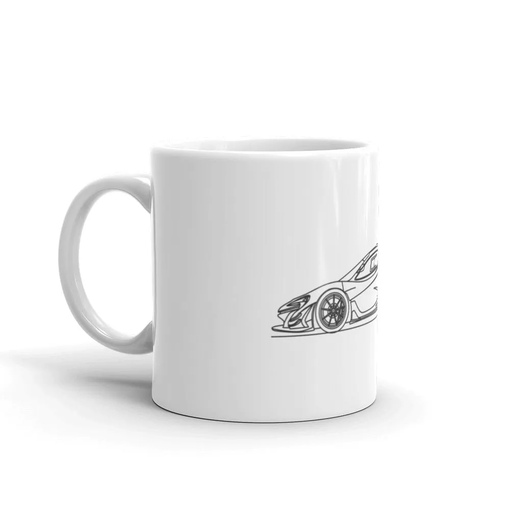 McLaren P1 GTR Silhouette Mug