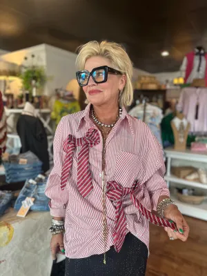 Miss Independent Button-Up Top