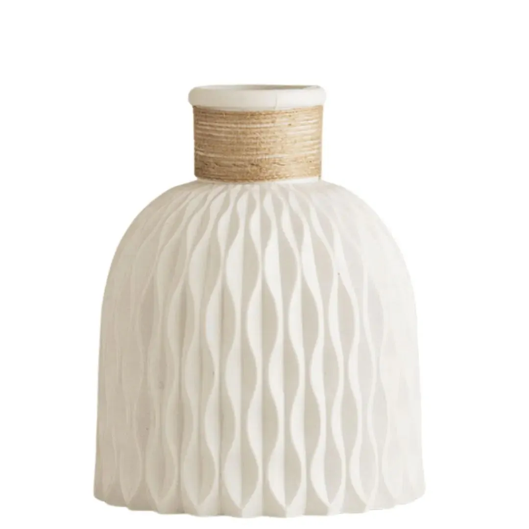 Modern Fluted Vase
