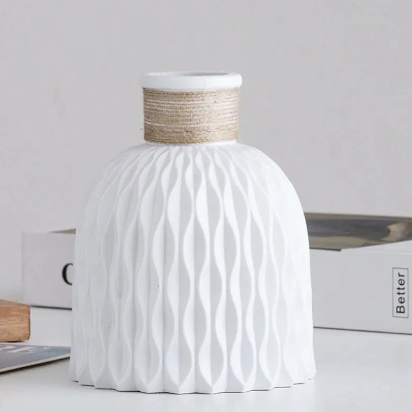 Modern Fluted Vase
