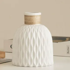 Modern Fluted Vase