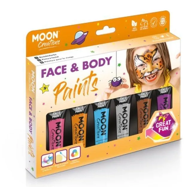 Moon Creations Face & Body Paint, Boxset Adventure