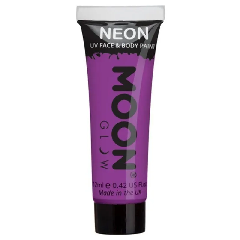 Moon Glow Intense Neon Uv Face Paint, Purple