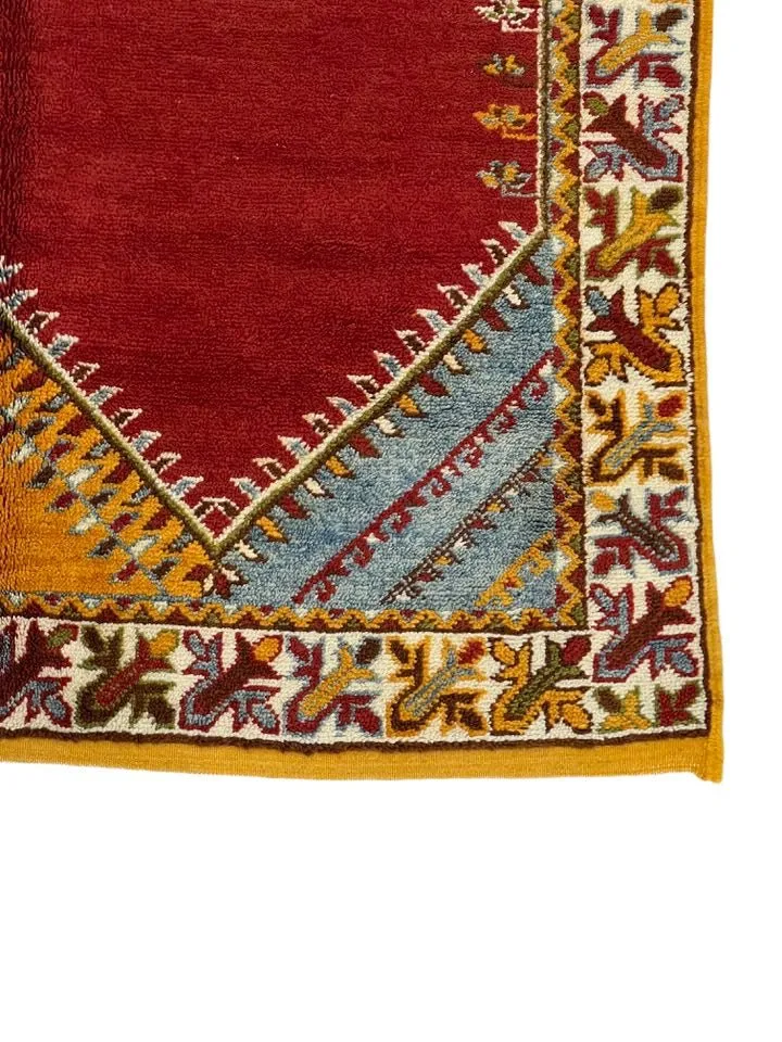 Moroccan area rug from Tazenakht, Wool and Thread, 250cm x 155cm or 8.20ft x 5.08ft