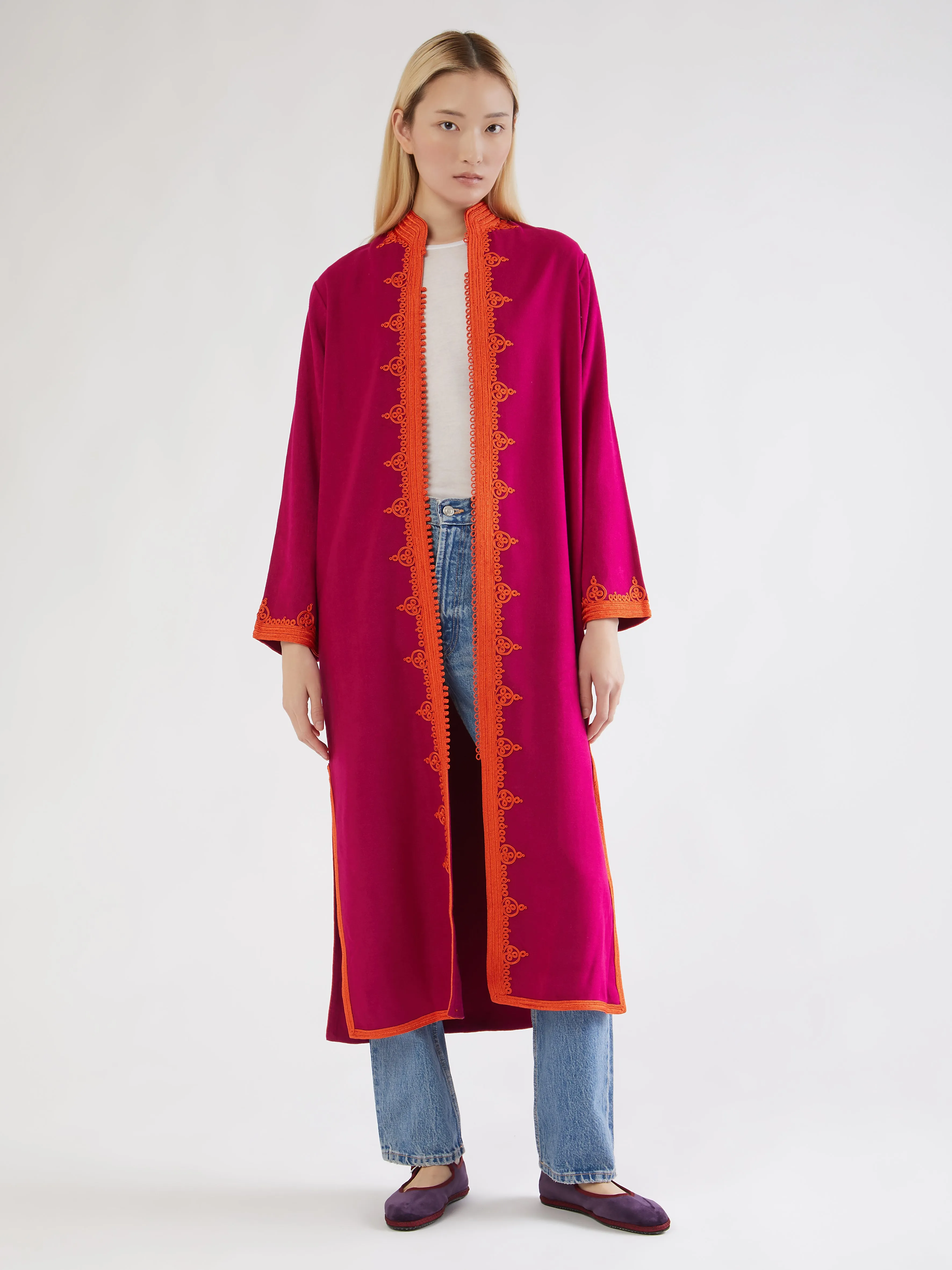 Moroccan cashmere coat