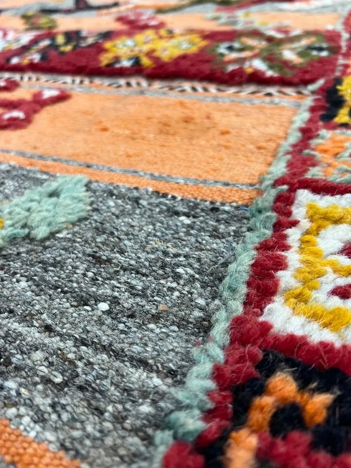 Moroccan custom rug from Glawa, Wool and Thread, 237cm x 141cm or 7.78ft x 4.62ft